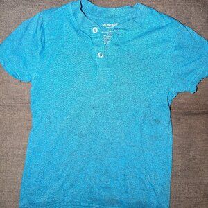 Blue collar shirt